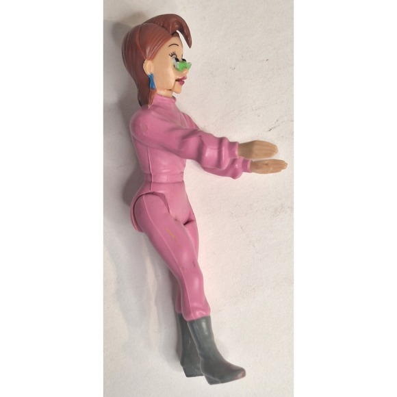 Vintage 1987 Kenner The Real Ghostbusters Janine Melnitz Action Figure Pink - Picture 5 of 9